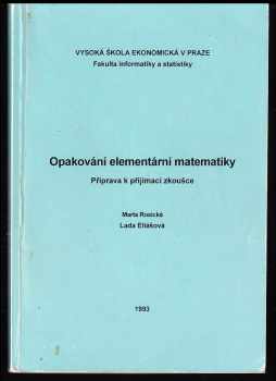 Lada Eliášová: Opakování elementární matematiky