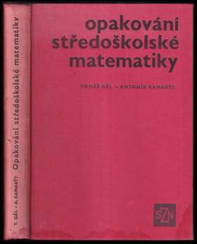 Tomáš Gál: Opakování středoškolské matematiky