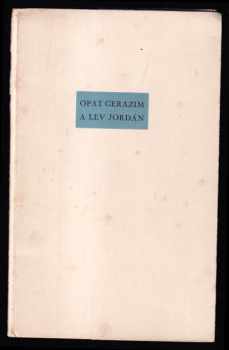 Opat Gerazim a lev Jordán