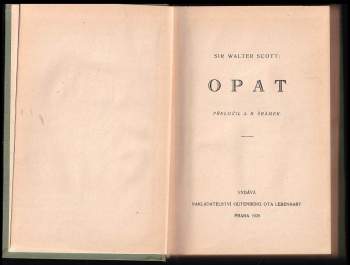 Walter Scott: Opat