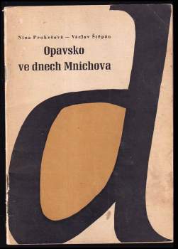 Opavsko ve dnech Mnichova