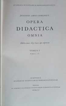Jan Amos Komenský: Opera didactica omnia