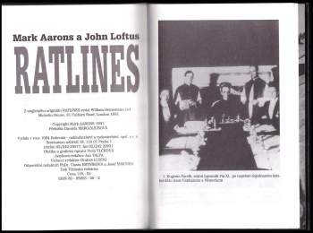Mark Aarons: Operace Ratlines