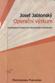 Josef Jablonský: Operační výzkum