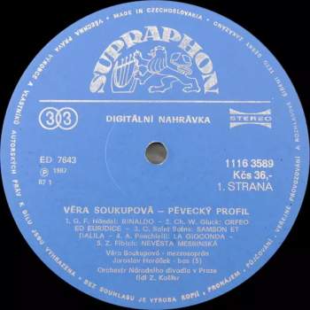 Věra Soukupová: Operatic recital