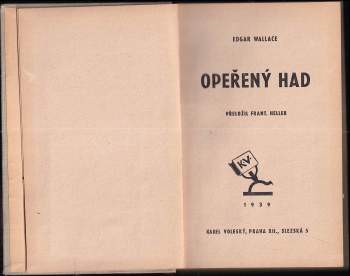Edgar Wallace: Opeřený had