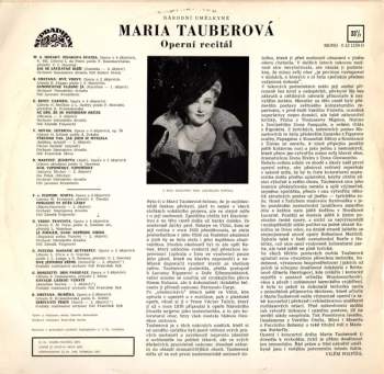 Mária Tauberová: Operní Recitál