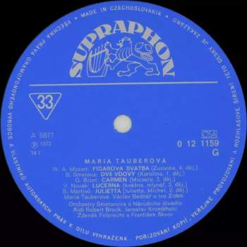 Mária Tauberová: Operní Recitál