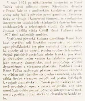 René Tuček: Operní Recitál
