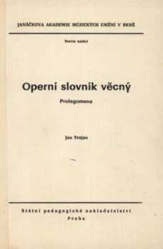 Operní slovník věcný
