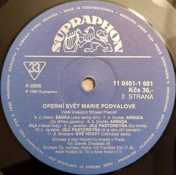 Marie Podvalová: Operní Svět Marie Podvalové