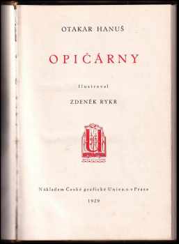 Otakar Hanuš: Opičárny