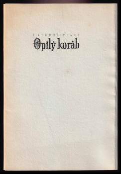 Arthur Rimbaud: Opilý koráb