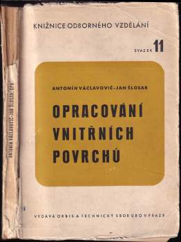 Opracování vnitřních povrchů