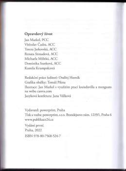 Jan Markel: Opravdový život