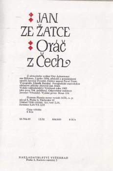 Jan ze Žatce: Oráč z Čech