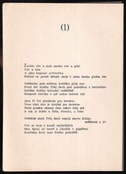 František Daniel Merth: Orančina píseň