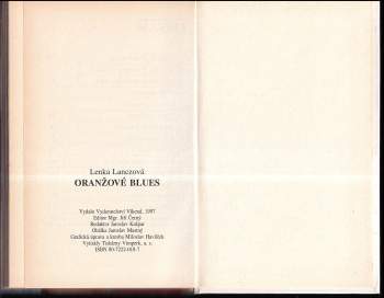 Lenka Lanczová: Oranžové blues