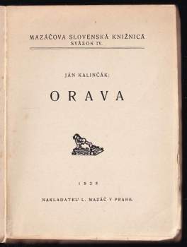 Ján Kalinčiak: Orava