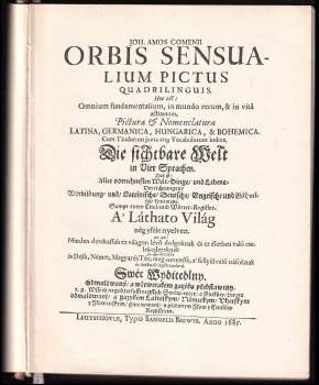 Jan Amos Komenský: Orbis sensualium pictus