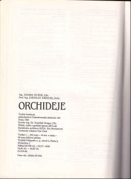 Jindra Dušek: Orchideje