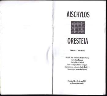 Aischylos: Oresteia