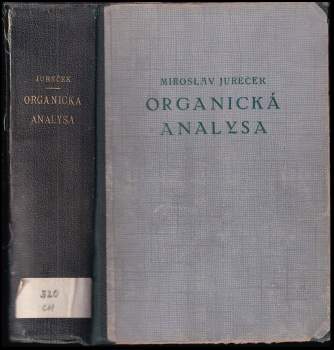 Miroslav Jureček: Organická analysa