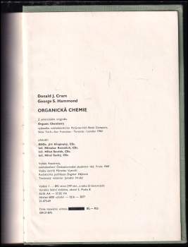 Donald James Cram: Organická chemie