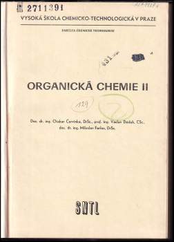 Otakar Červinka: Organická chemie