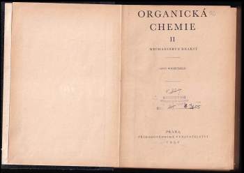 Otto Wichterle: Organická chemie