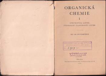 Otto Wichterle: Organická chemie
