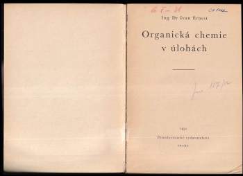 Ivan Ernest: Organická chemie v úlohách