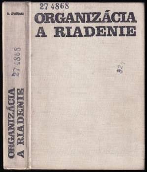 Organizácia a riadenie