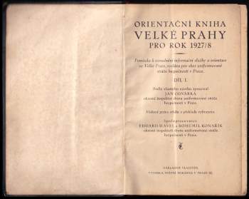 Jan Odvárka: Orientační kniha Velké Prahy
