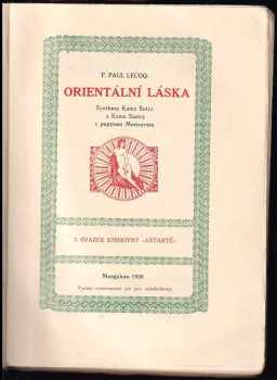 Pierre de Lasenic: Orientální láska