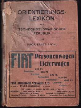 Orientierungs-lexikon der Tschecho-slowakischen Republik