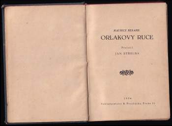 Maurice Renard: Orlakovy ruce