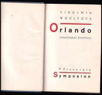 Virginia Woolf: Orlando - imaginární životopis
