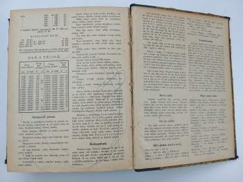 Orloj - Almanach na rok Páně - ročník XVI. 1888 téměř kompletní, ročník XVIII. 1890 kompletní + Komenský almanach na rok páně 1918 kompletní + nekompletní úseky almanachů z podobného období + Českobratrský kalendář na rok 1925 - ročník VI. + Komenský kalendář českých evangelíků na rok páně 1918 kompletní - SVÁZANÉ V JEDNOM SVAZKU