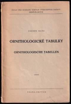 Ornithologické tabulky