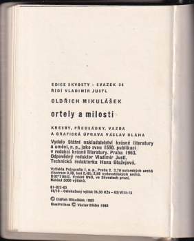 Oldřich Mikulášek: Ortely a milosti