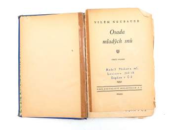 Vilém Neubauer: Osada mladých snů