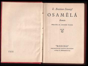 Emilie Bastian-Stumpf: Osamělá