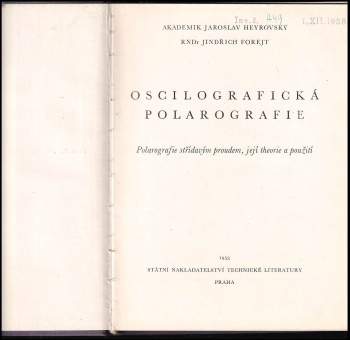 Jindřich Forejt: Oscilografická polarografie
