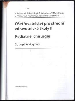 Lenka Slezáková: Ošetřovatelství pro střední zdravotnické školy