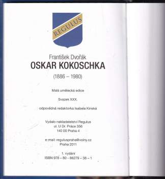 František Dvořák: Oskar Kokoschka