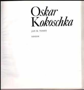 Jan Marius Tomeš: Oskar Kokoschka