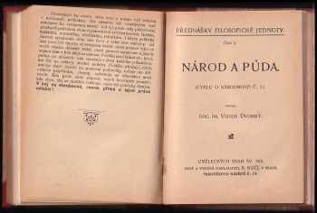 Tomáš Garrigue Masaryk: KOMPLET 8X Úvod do sociální energetiky + Život venkova + Význam volebního práva pro veřejný život + Národ a půda + Národ, právo a stát + Ethika mezinárodních styků + Osm hodin práce + Vlastenectví a socialismus