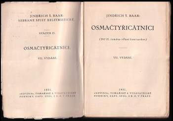 Jindřich Šimon Baar: Osmačtyřicátníci