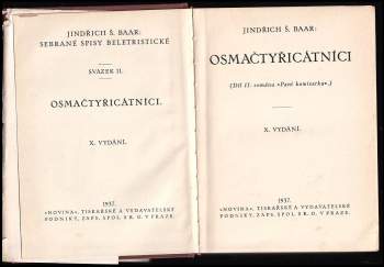 Jindřich Šimon Baar: Osmačtyřicátníci